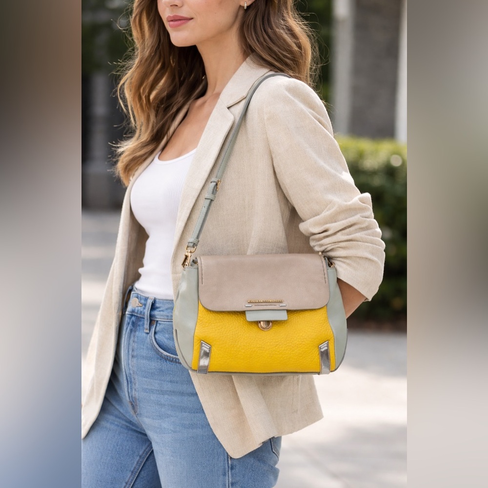 Marc Jacobs Sheltered Island colorblock leather handbag